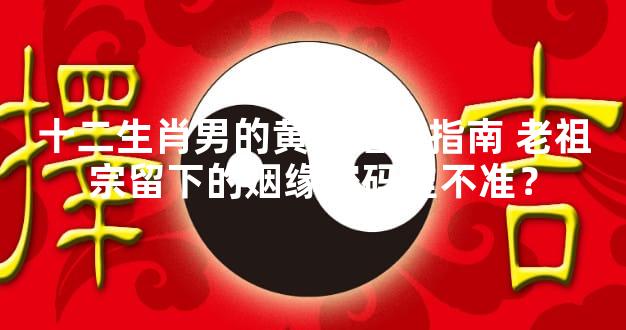 十二生肖男的黄金婚配指南 老祖宗留下的姻缘密码准不准？